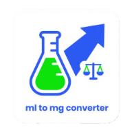 mL to mg Converter - Professional milliliter to milligram calculator logo